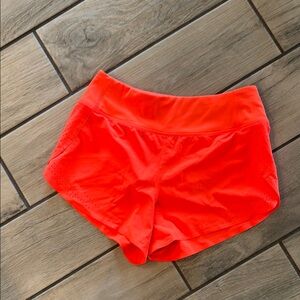 Athleta Women's Vibrant Orange Athletic Shorts